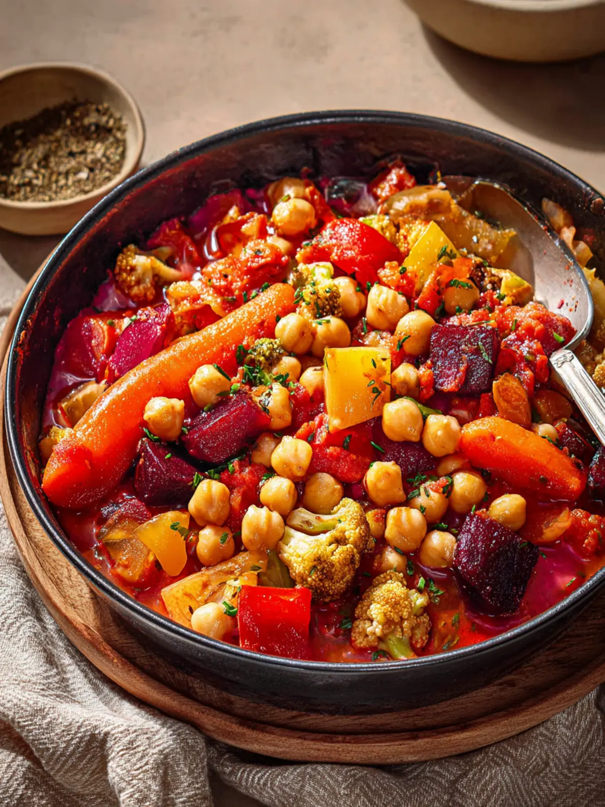 Turkish Vegetable Casserole with Chickpeas First Image