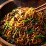 Mongolian Ground Beef Noodles First Image