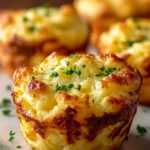 Cheesy Mashed Potato Muffins First Image
