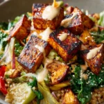 BBQ Tofu Bowls with Honey Mustard Vinaigrette First Image