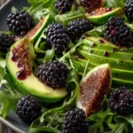 Blackberry Avocado Arugula Salad First Image