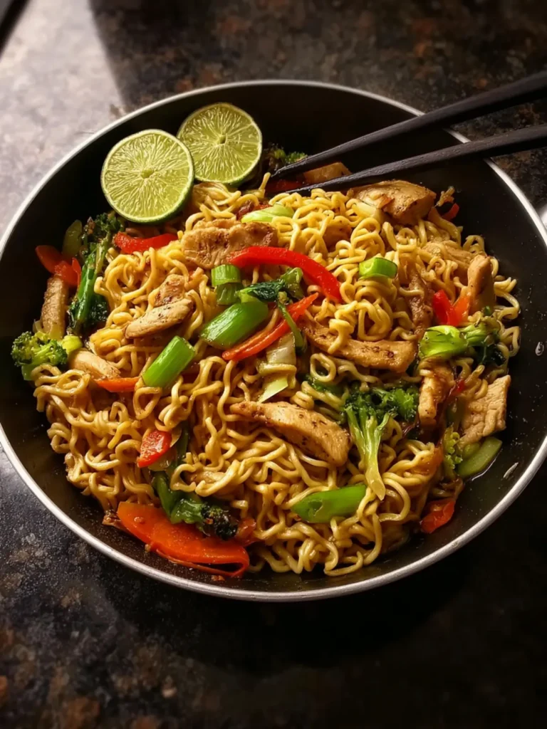 Chicken Ramen Stir Fry First Image