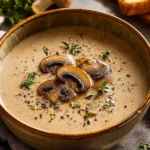 Creamy Mushroom Bisque Recipe First Image
