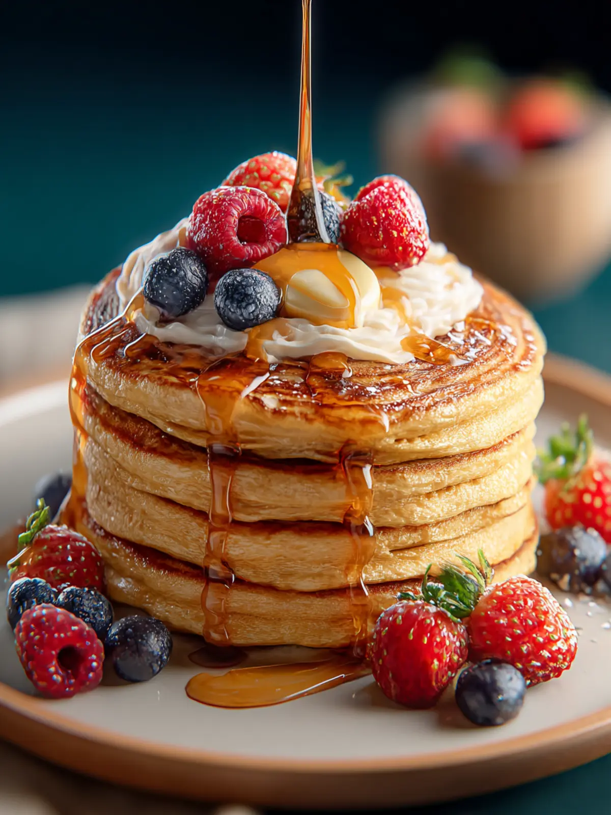 Fluffy Protein Pancakes: A Delicious Breakfast Delight First Image