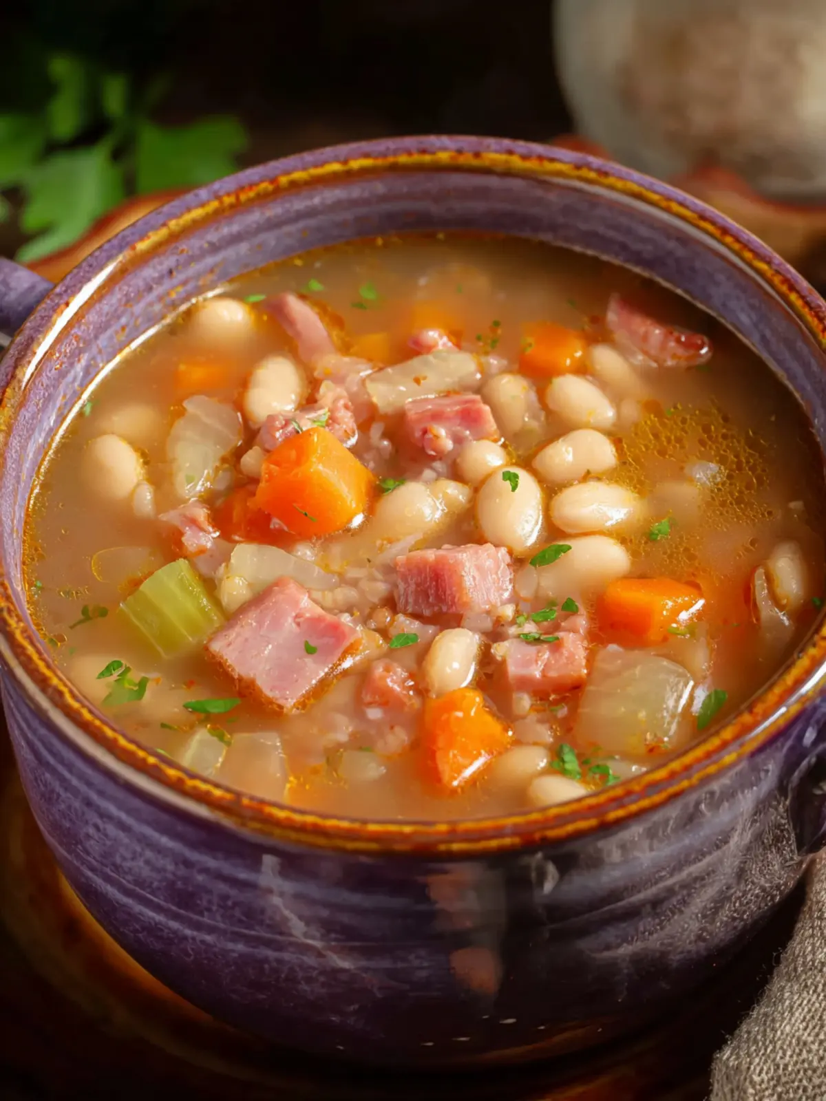 Ham And Bean Soup For One First Image