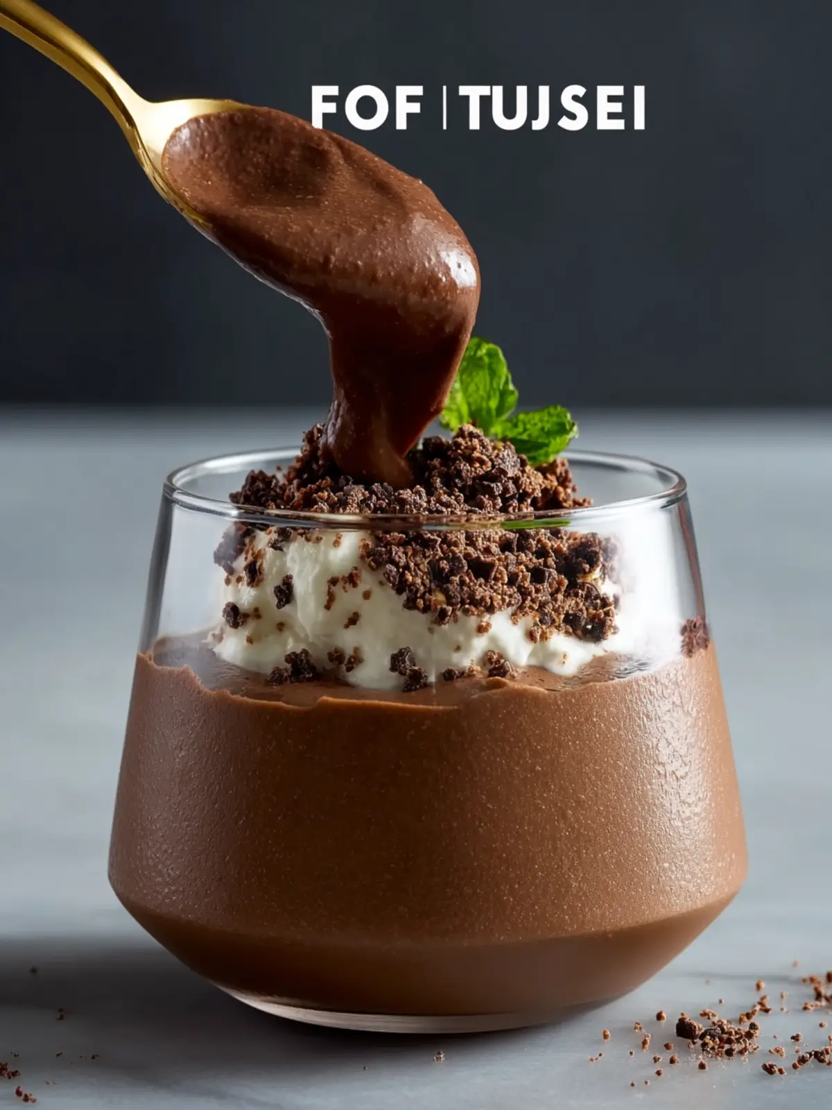 Healthy Vegan Tofu Chocolate Mousse Recipe with Silken Tofu First Image