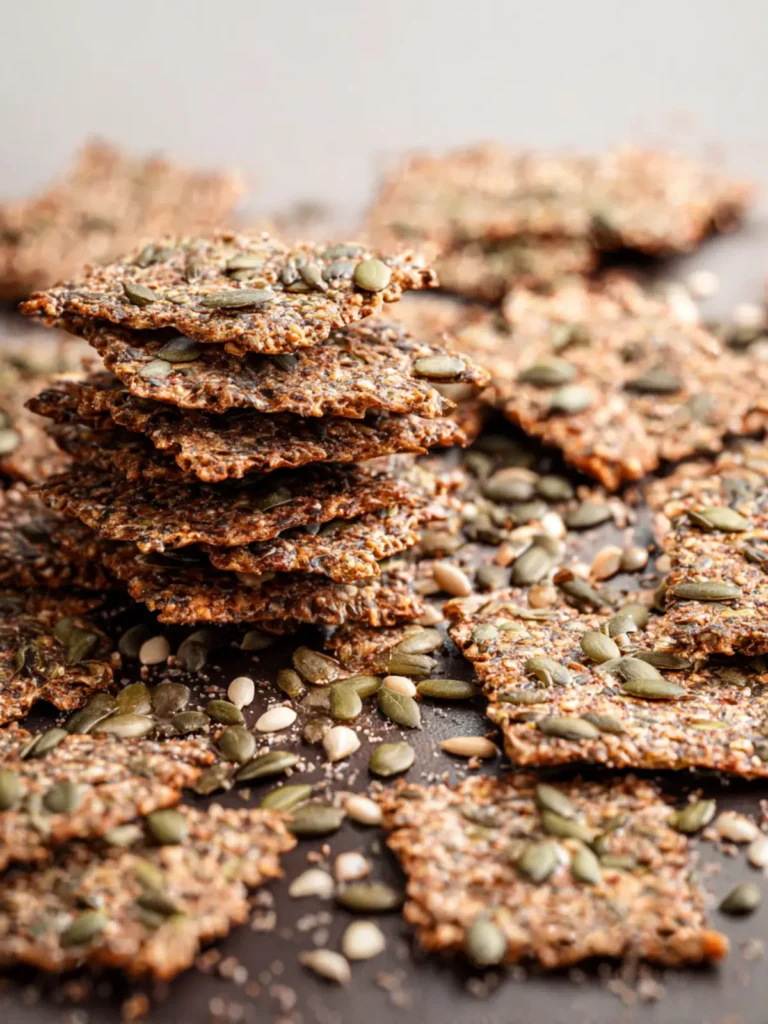 Homemade Seed Crackers Without Flour First Image