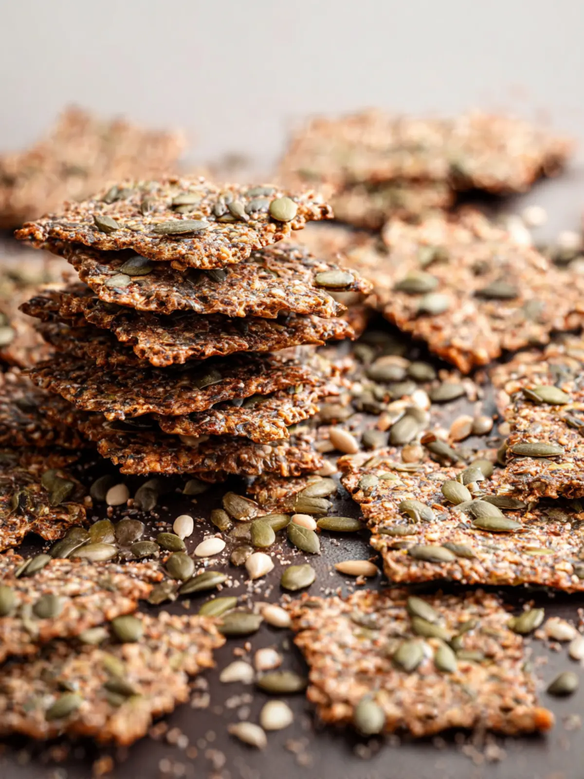 Homemade Seed Crackers Without Flour First Image