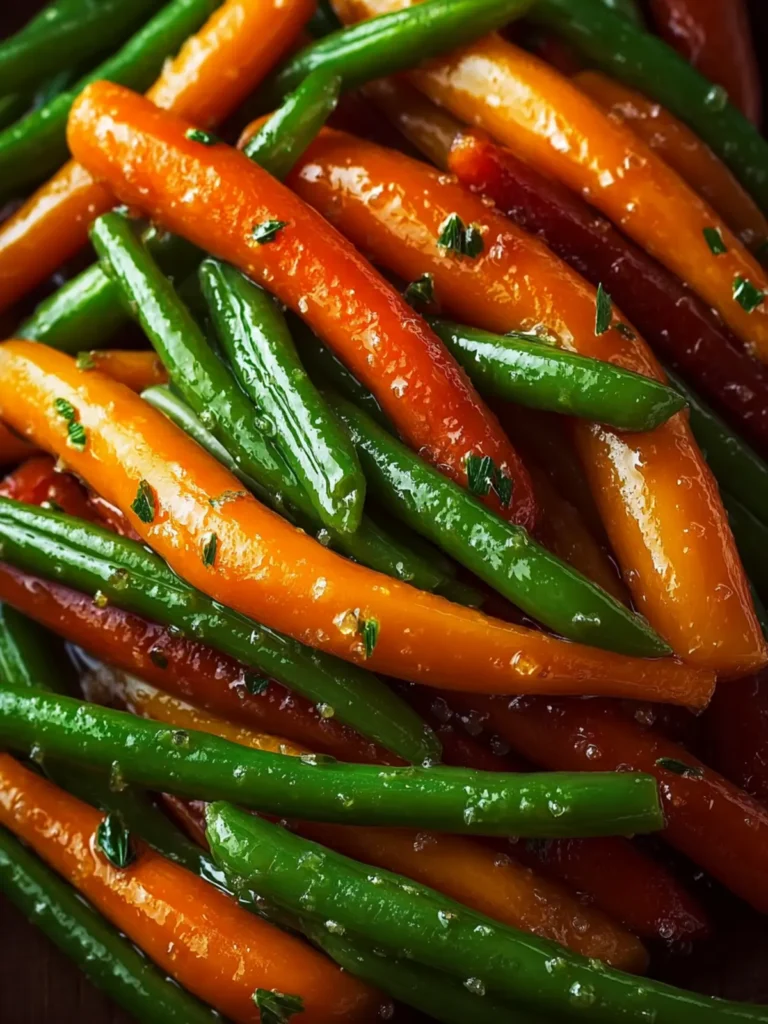 Honey Glazed Carrots & Green Beans First Image