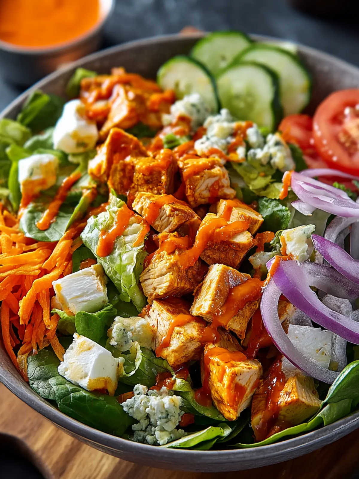 Irresistible Buffalo Chicken Salad Recipe for Zesty Flavor First Image