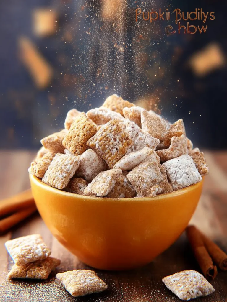Pumpkin Spice Muddy Buddies (aka Puppy Chow) First Image