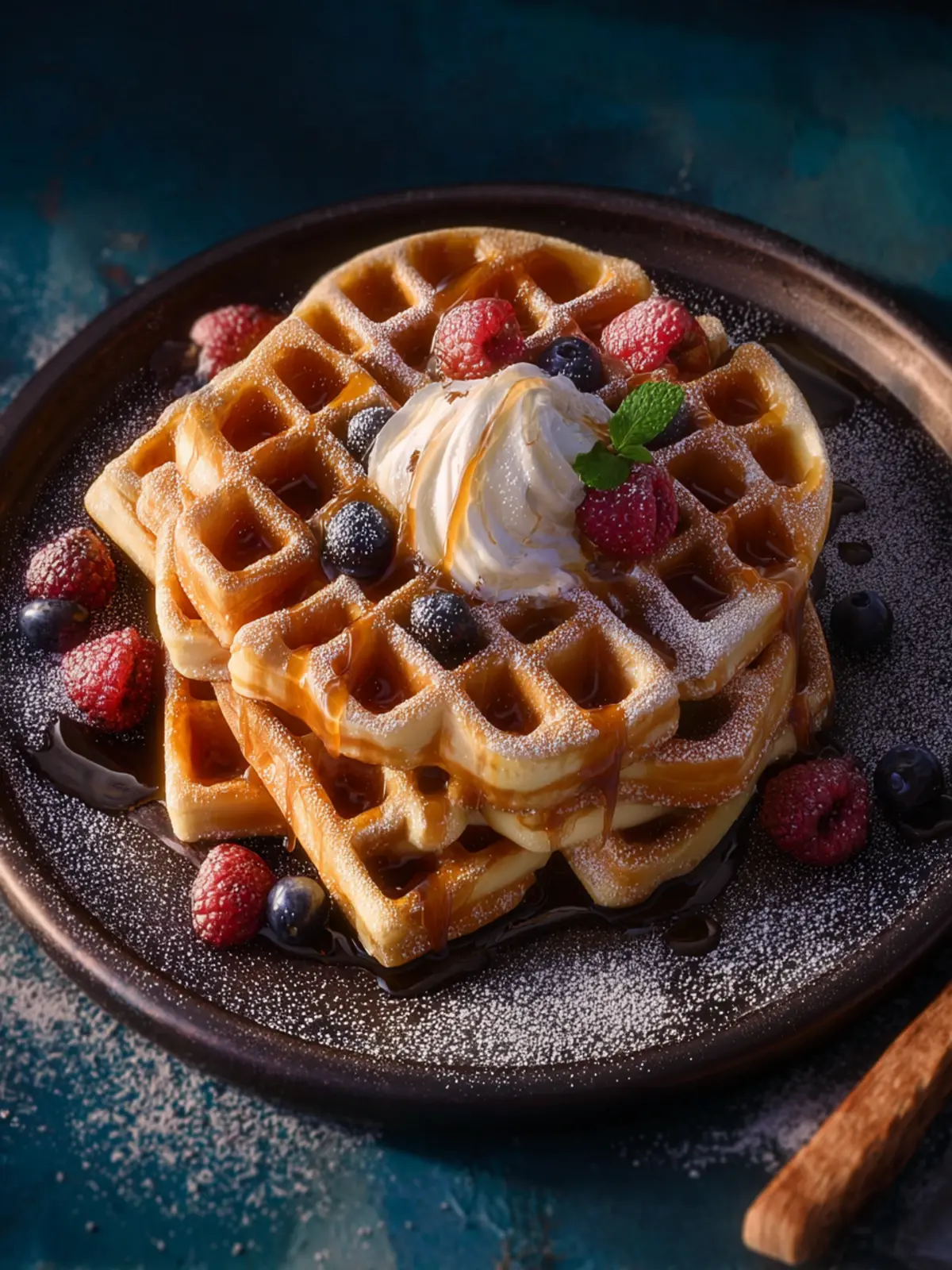 Sourdough Waffles First Image