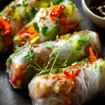 Taste Air Fryer Rice Paper Noodle Rolls First Image