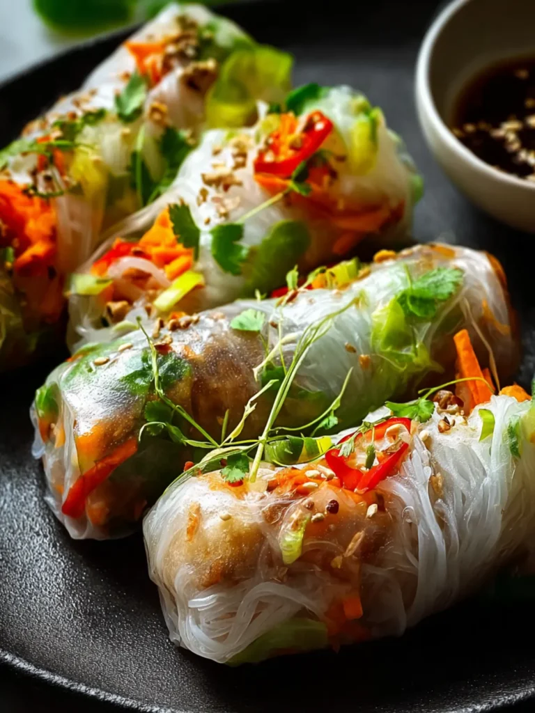 Taste Air Fryer Rice Paper Noodle Rolls First Image