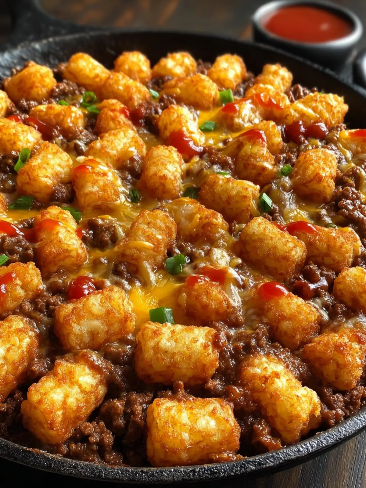 Tater Tot Sloppy Joe Skillet First Image