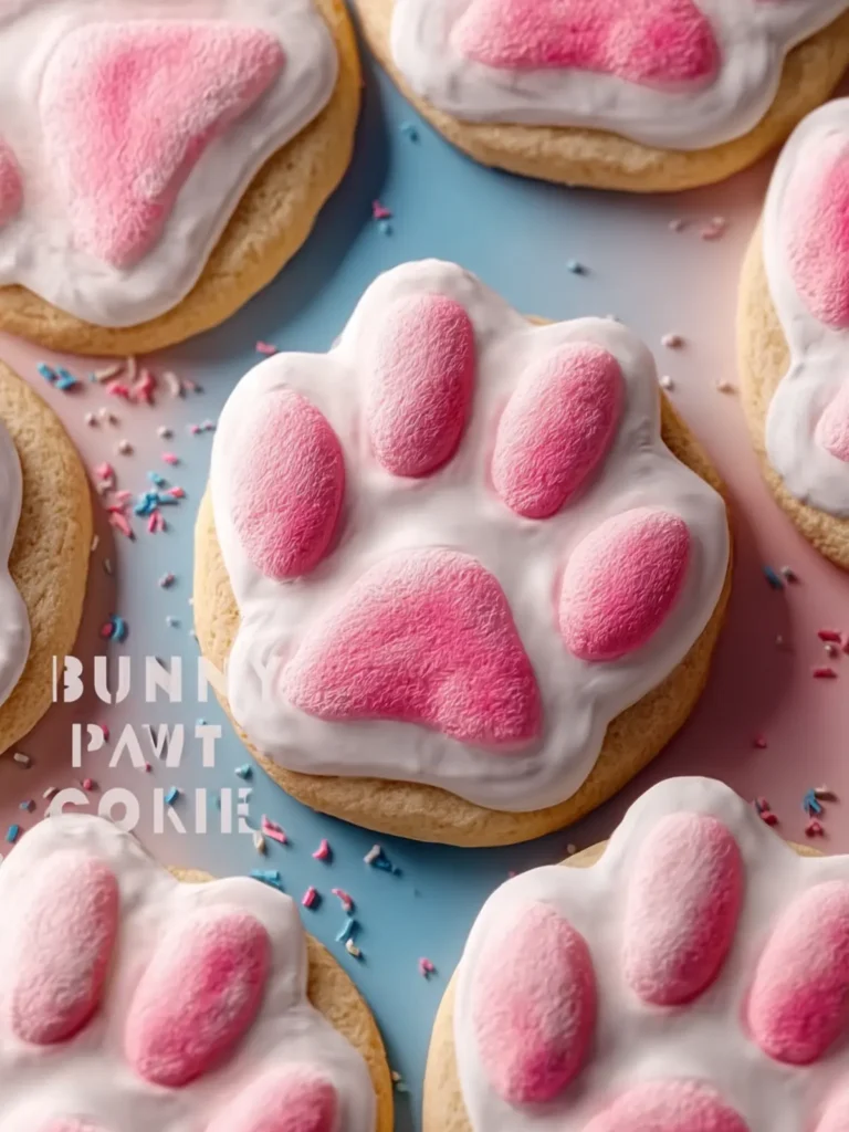 Bunny Paw Print Cookies First Image