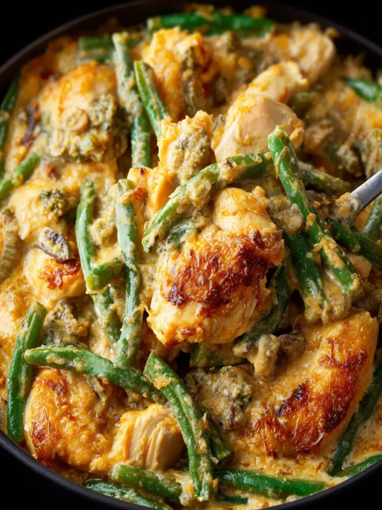 Chicken and Green Bean Casserole First Image