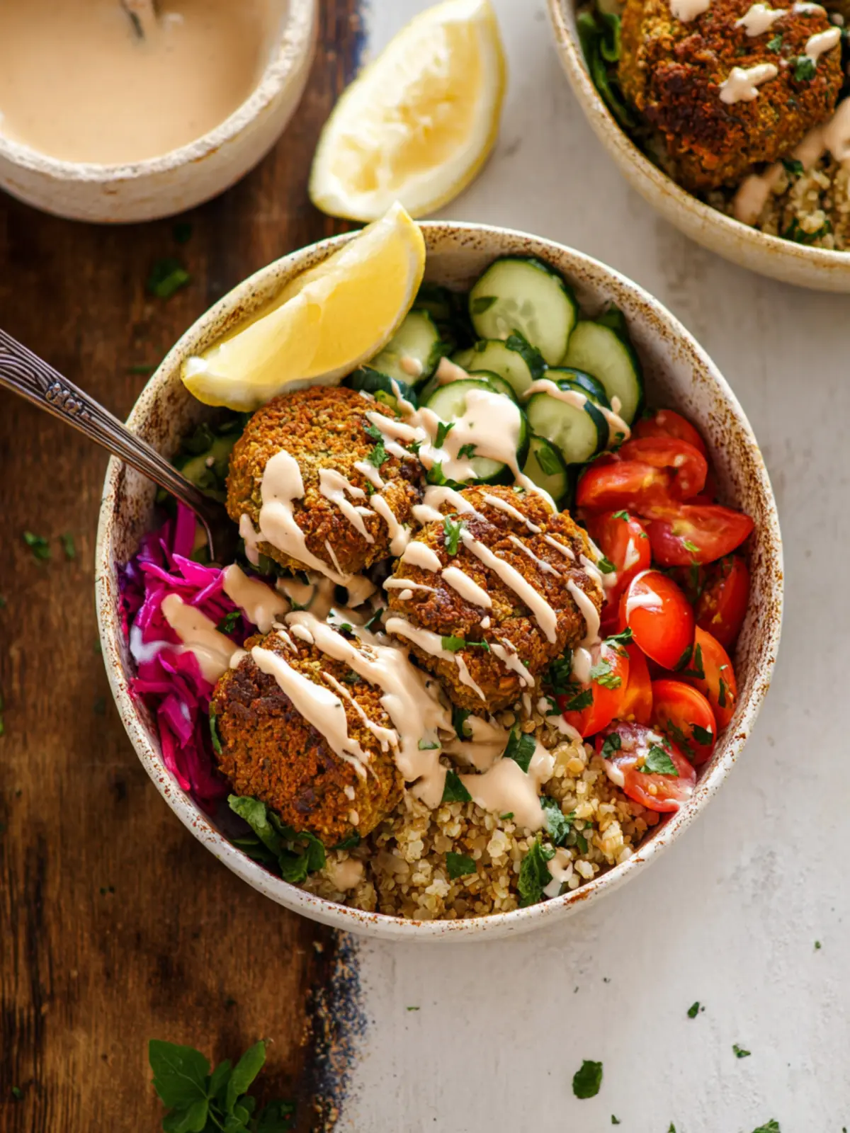 Healthy Falafel Bowls First Image