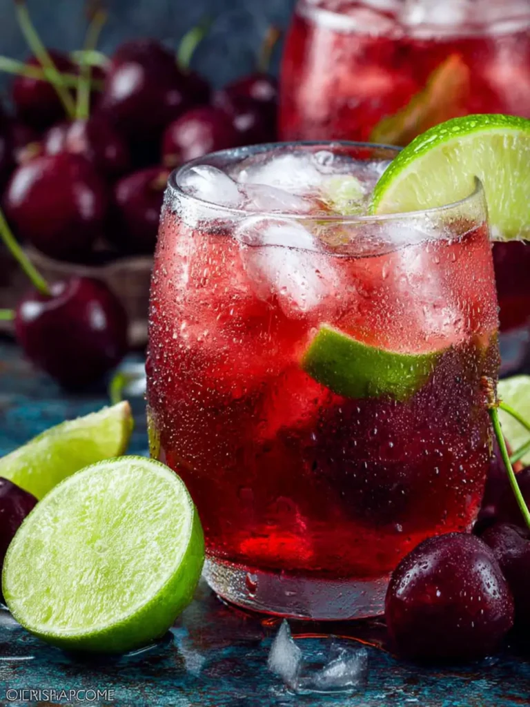 Homemade Cherry Limeade First Image