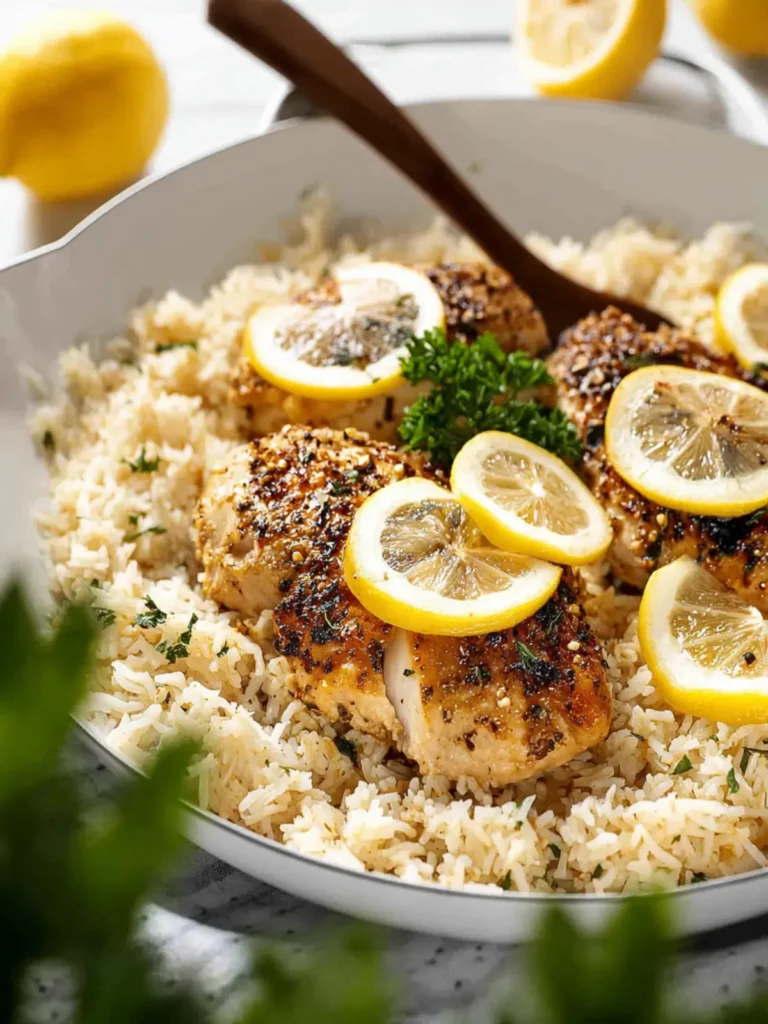 Lemon Chicken and Rice First Image