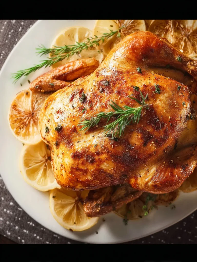 Lemon Roasted Chicken First Image