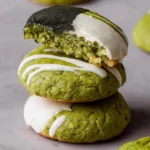 Matcha Black and White Cookies First Image