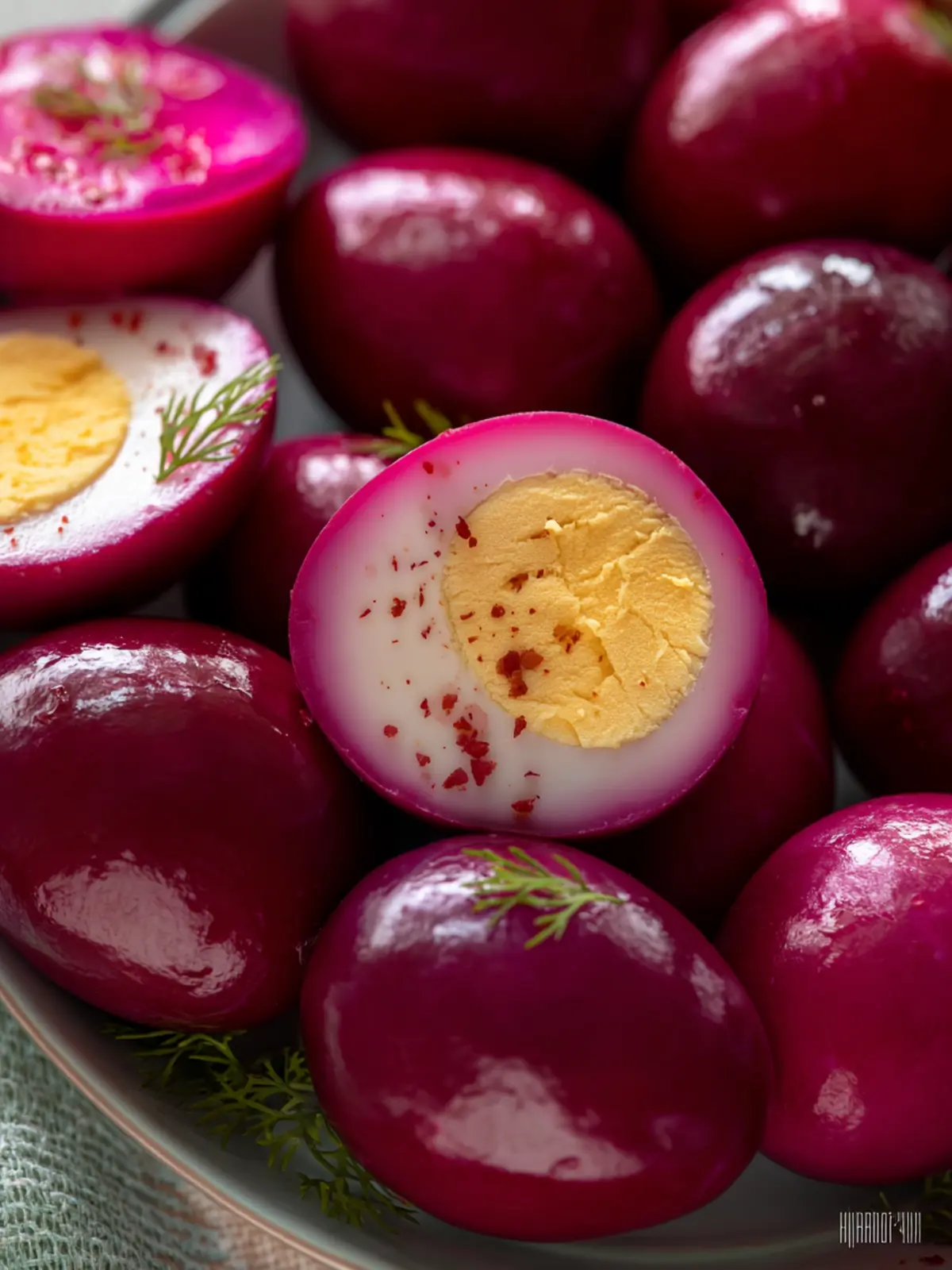 Red Beet Pickled Eggs First Image