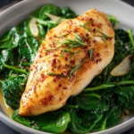 Spring Chicken Spinach Recipe First Image