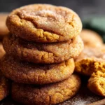 Brown Butter Pumpkin Snickerdoodle Cookies First Image