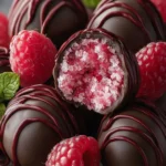 Chocolate Raspberry Truffles First Image