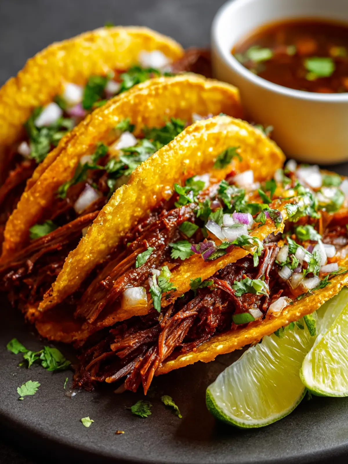 Crock Pot Beef Birria Tacos First Image