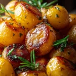 Honey Herb Roasted Baby Potatoes First Image