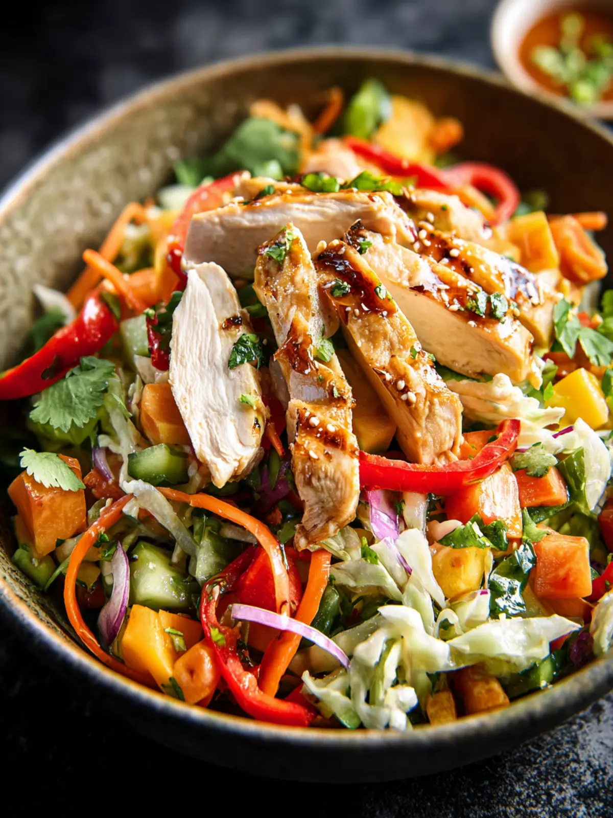 Irresistible Asian Chicken Salad Recipe for a Flavor Party First Image