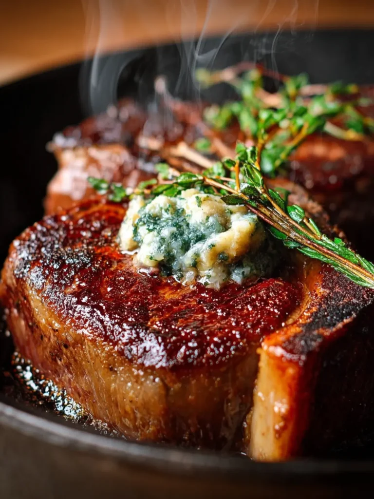 Pan Seared Ribeye Steak First Image