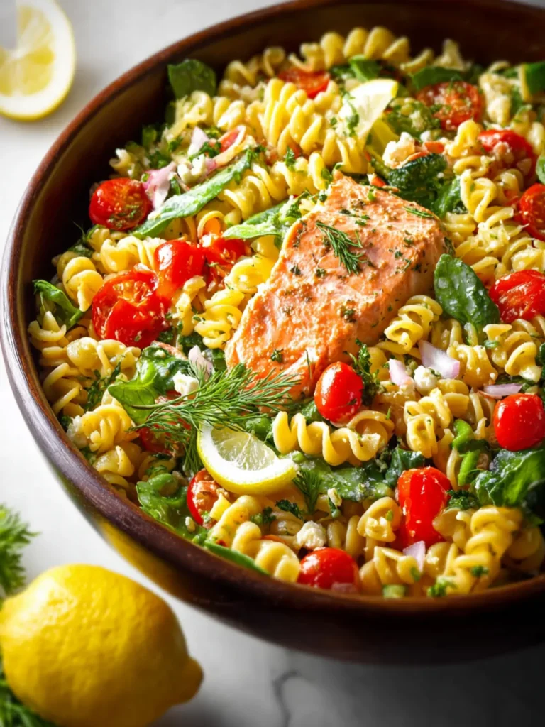 citrus salmon pasta salad First Image
