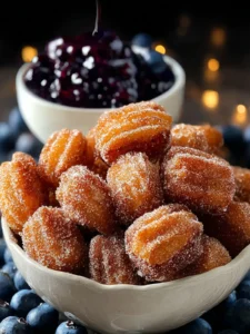 Blueberries Cinnamon Sugar Churro Bites: Irresistibly Sweet First Image