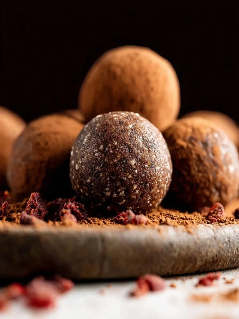 Chocolate Maca Energy Balls First Image