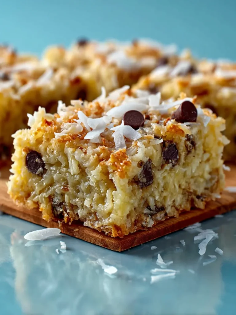 Coconut Bars with Chocolate Chips First Image