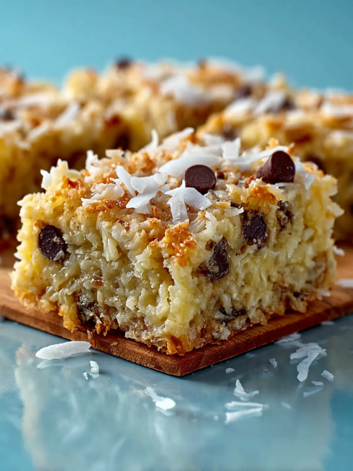 Coconut Bars with Chocolate Chips First Image