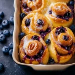 Lemon Blueberry Sweet Rolls First Image