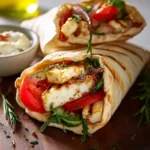 Mediterranean Grilled Halloumi Wraps First Image