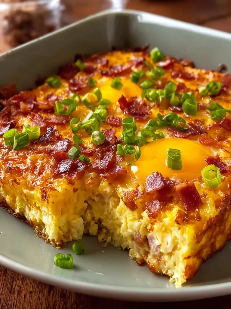 Savor the Morning with Hash Brown Egg Casserole Delight First Image