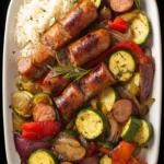 Sheet Pan Sausage and Vegetables (in Oven) First Image